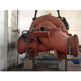 Large volute water pump